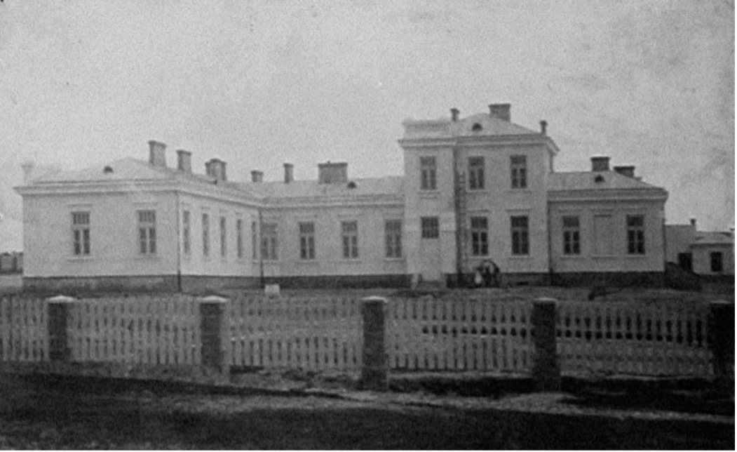 Fot. Pierwszy budynek szpitala w Tomaszowie Lubelskim