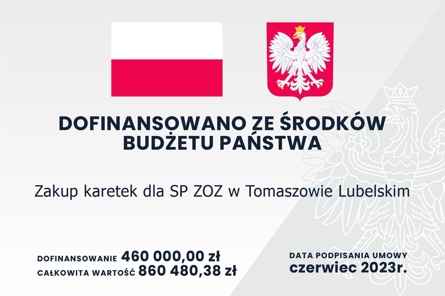 Miło nam poinformować, że Szpital w Tomaszowie Lubelski zakupił dwie nowoczesne karetki wraz z wy...